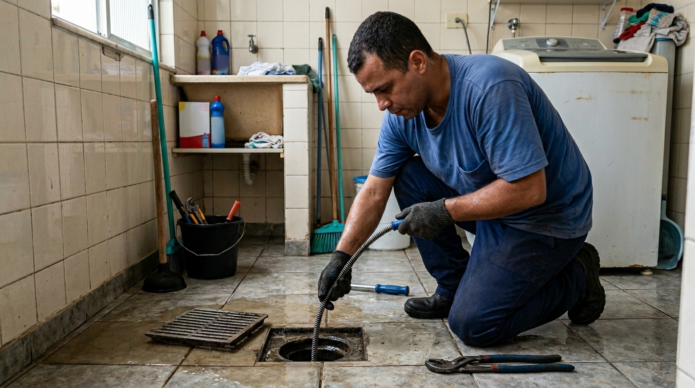 Desentupimento de Ralo de Banheiro em João Pessoa‑PB