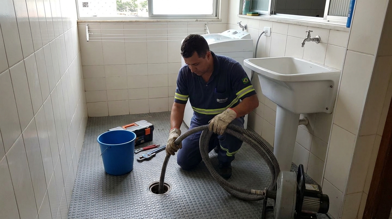 Desobstrução na Cozinha em João Pessoa‑PB