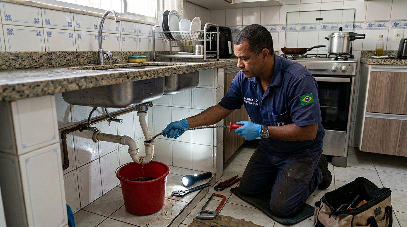 Limpeza de Canos com Equipamento em João Pessoa‑PB