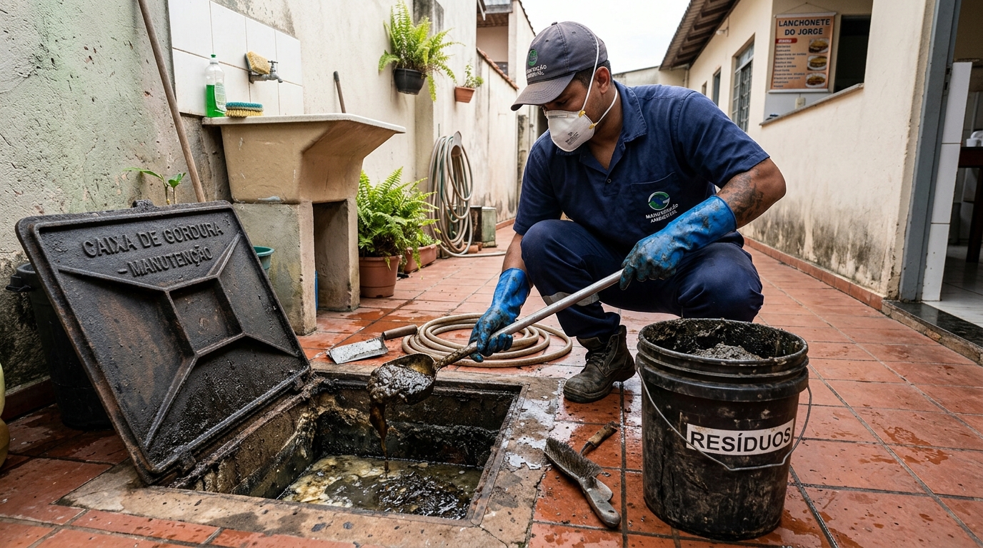 Manutenção de Caixa de Gordura em João Pessoa‑PB