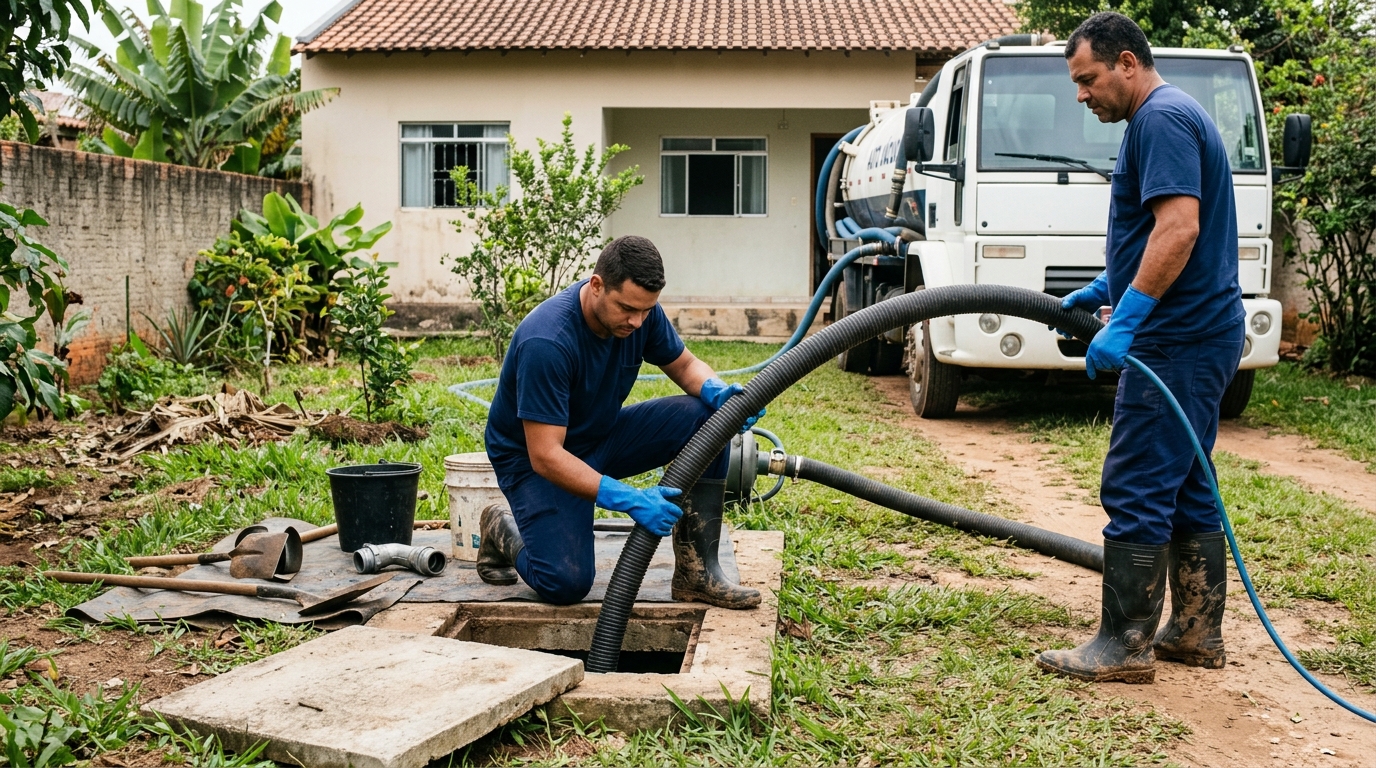 Sucção de Fossa em João Pessoa‑PB